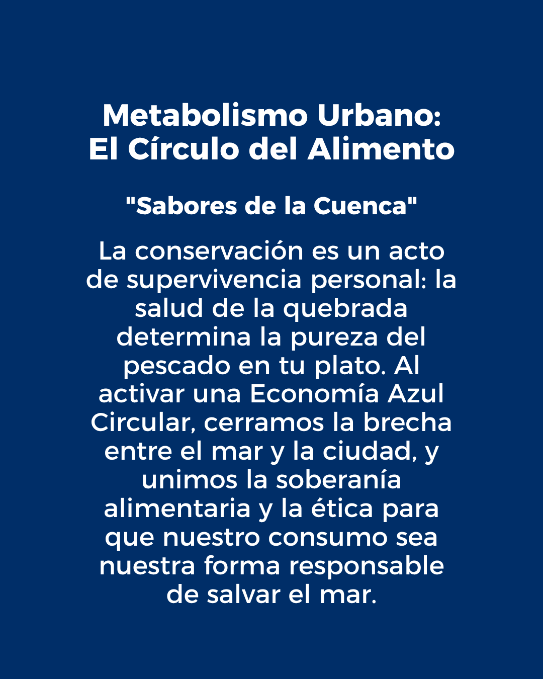 Metabolismo Urbano